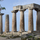 The Apollo Temple in Corinth.